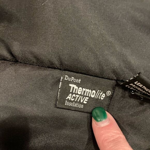 TIBDA Leathers Vintage Black Ankle Length Leather Trench Coat Size 6 - Picture 14 of 16